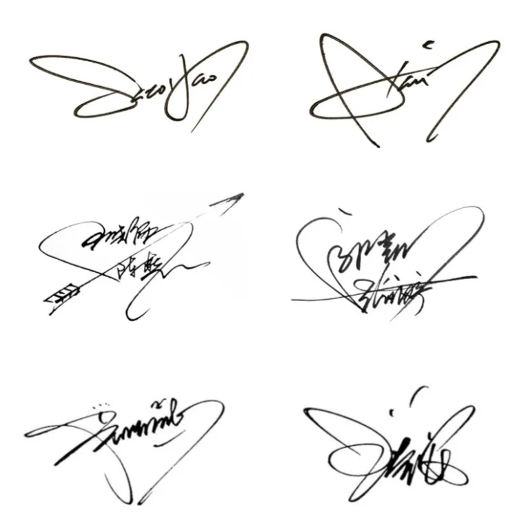 Kawaii signature - Cutest kpop signatures