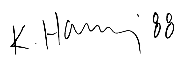 Keith Haring signature