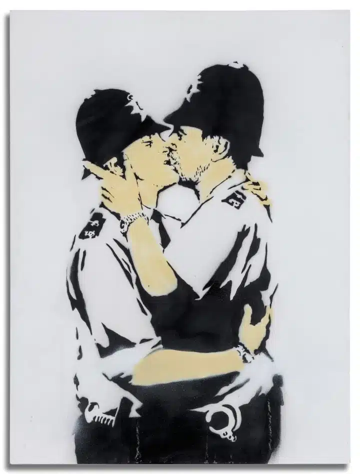 Kissing Coppers, 2005 - Banksy Explained