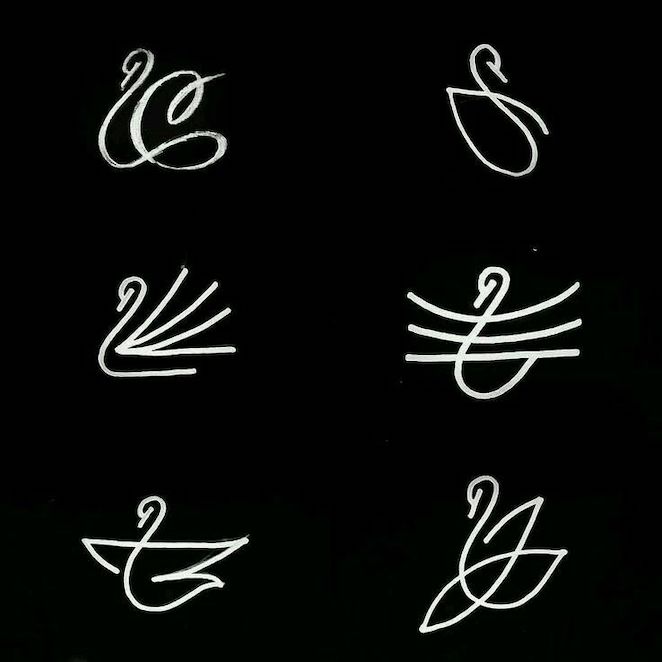 Minimalist signature with duck