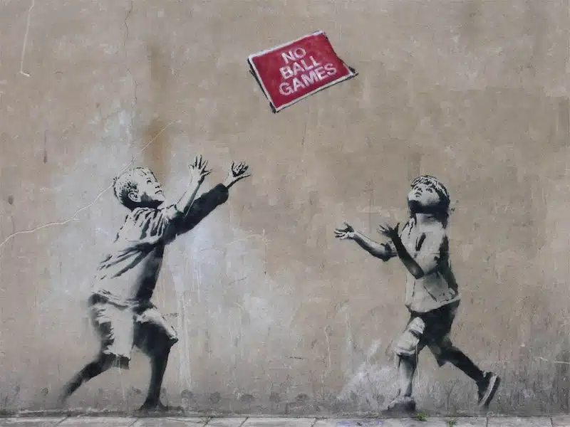 No Ball Games, 2009 - Banksy Explained