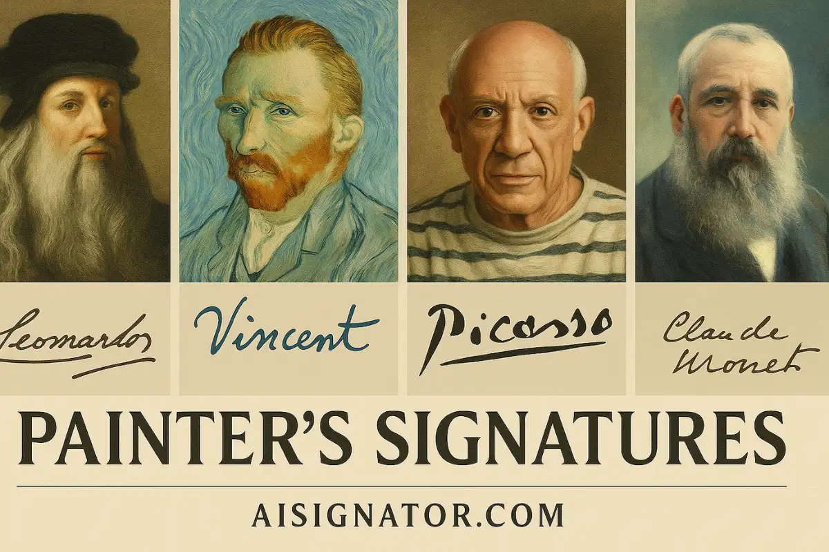 Painter's Signatures