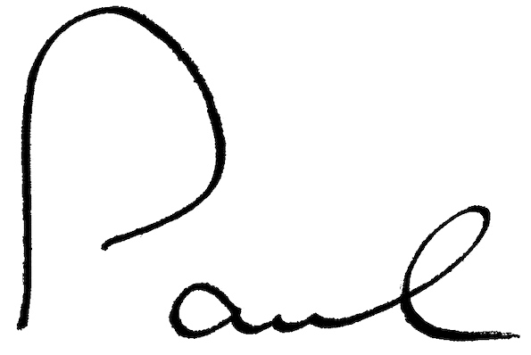 Paul the Apostle signature