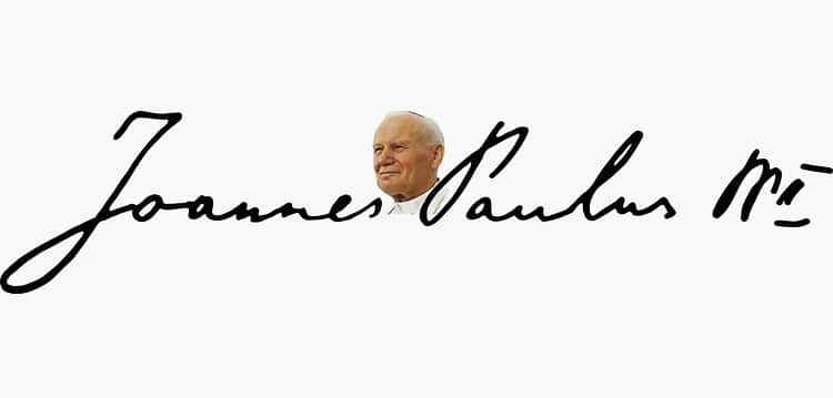 Pope John Paul I signature
