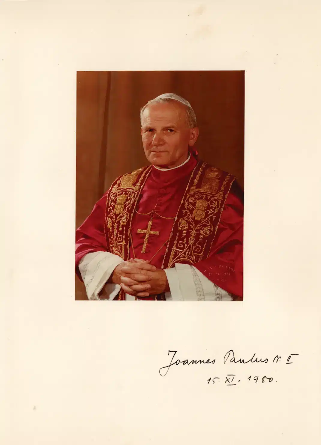 Pope John Paul II signature