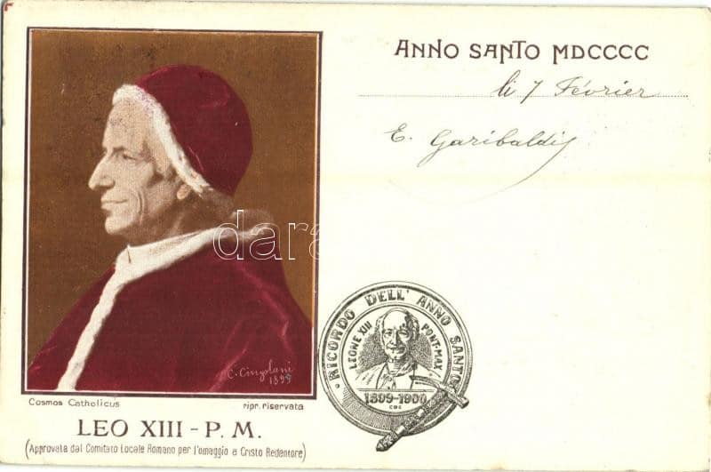 Pope Leo XIII signature