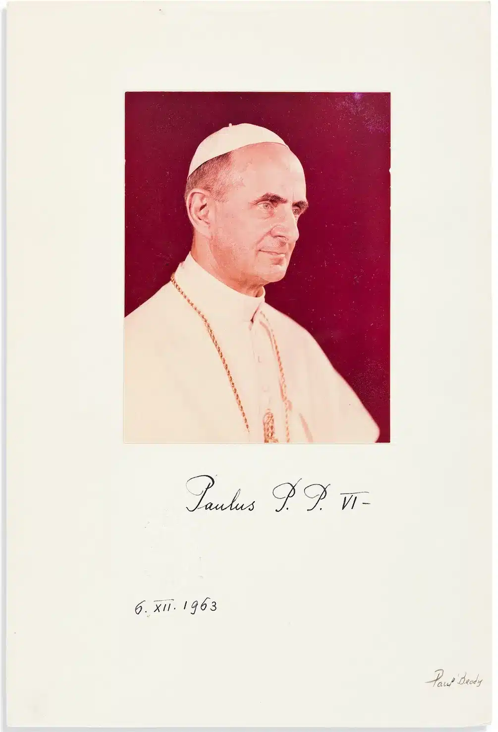 Pope Paul VI signature