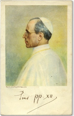 Pope Pius XII signature