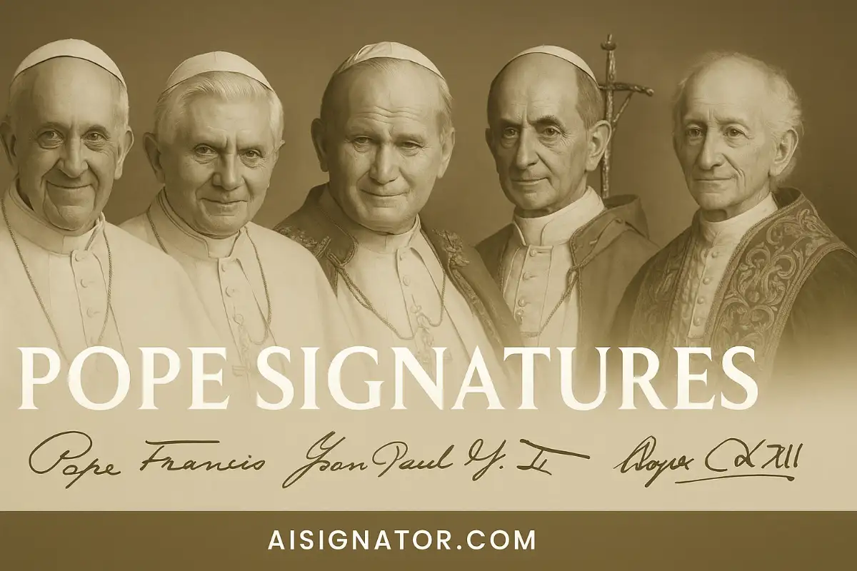 Pope Signature
