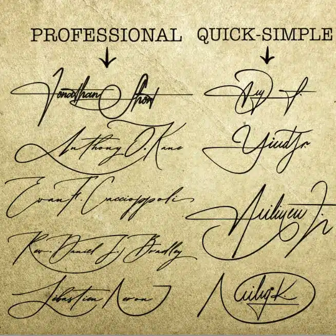 Professional & Quick-simple signature