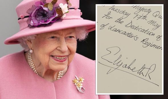 Queen Elizabeth II signature