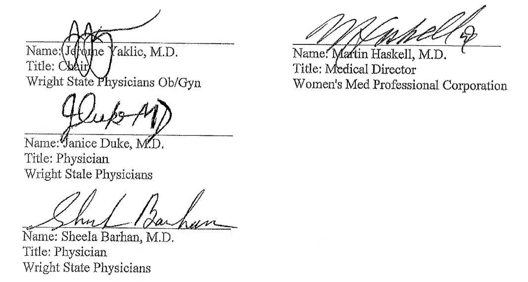 Real doctors note for work with signature template
