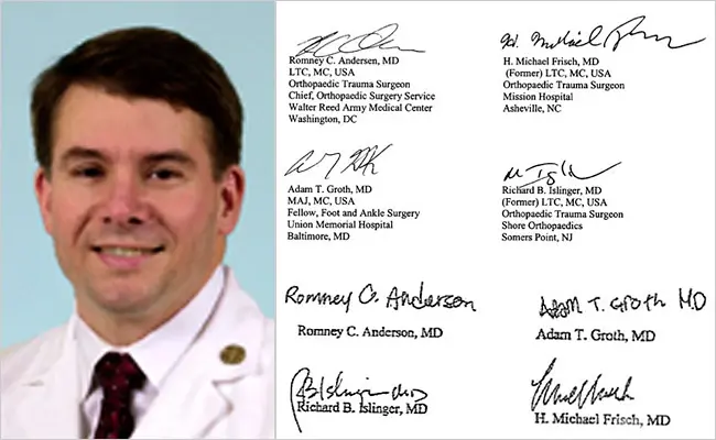 Real doctors signature