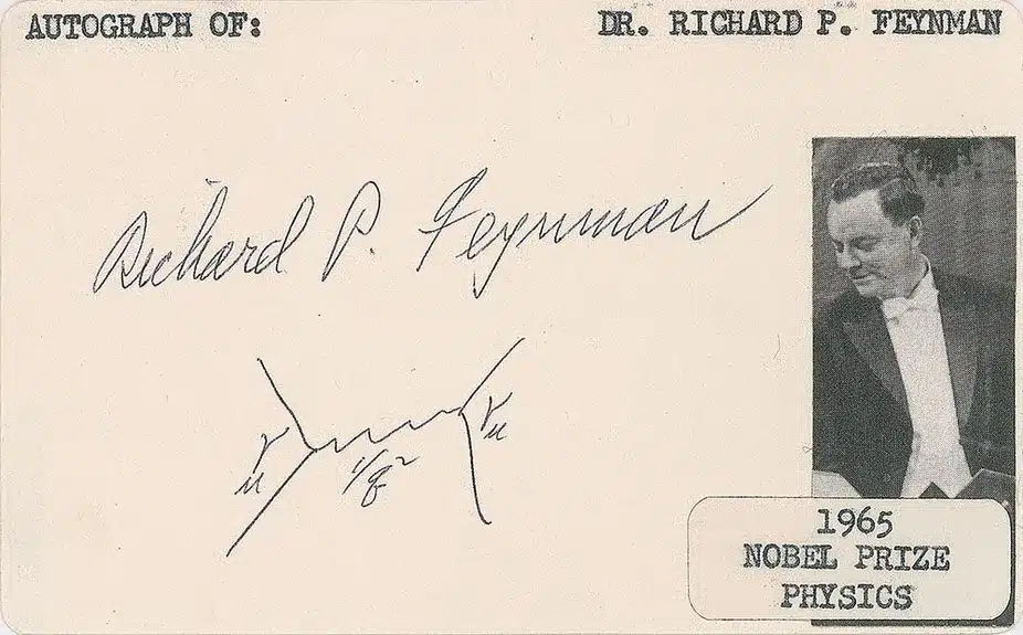 Richard Feynman signature