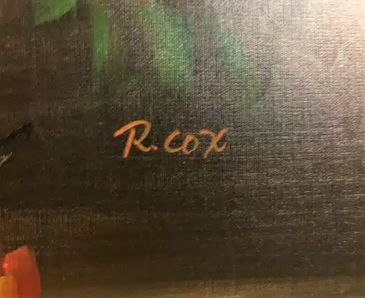 Robert Cox signature