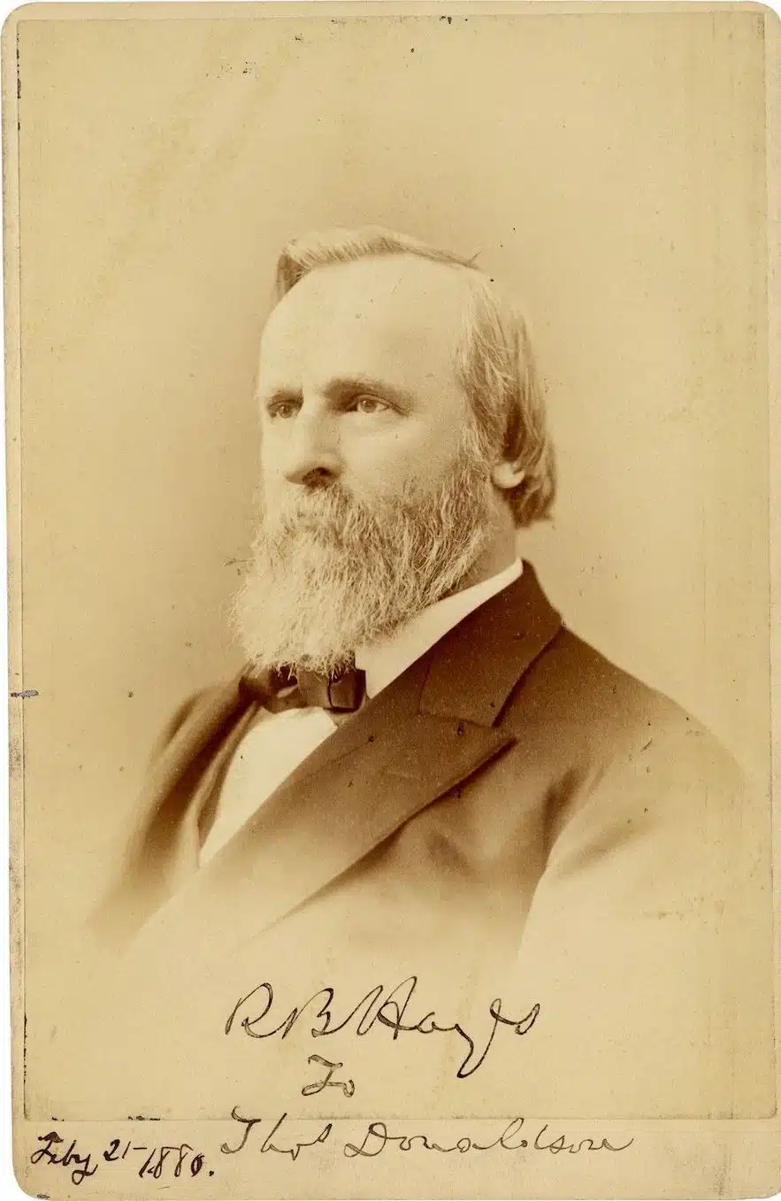 Rutherford B. Hayes signature