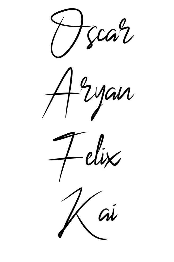 Simle calligraphy for signature ideas