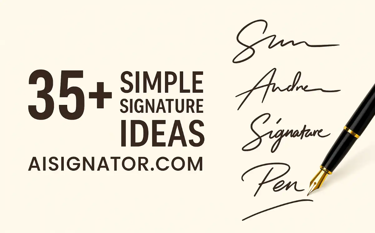 Simple Signature
