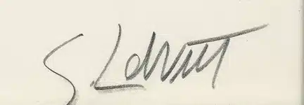 Sol LeWitt signature