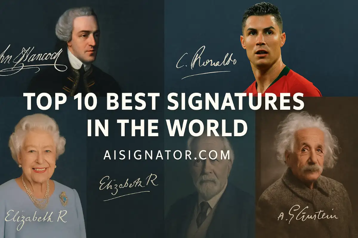 Top 10 Best Signatures in the World