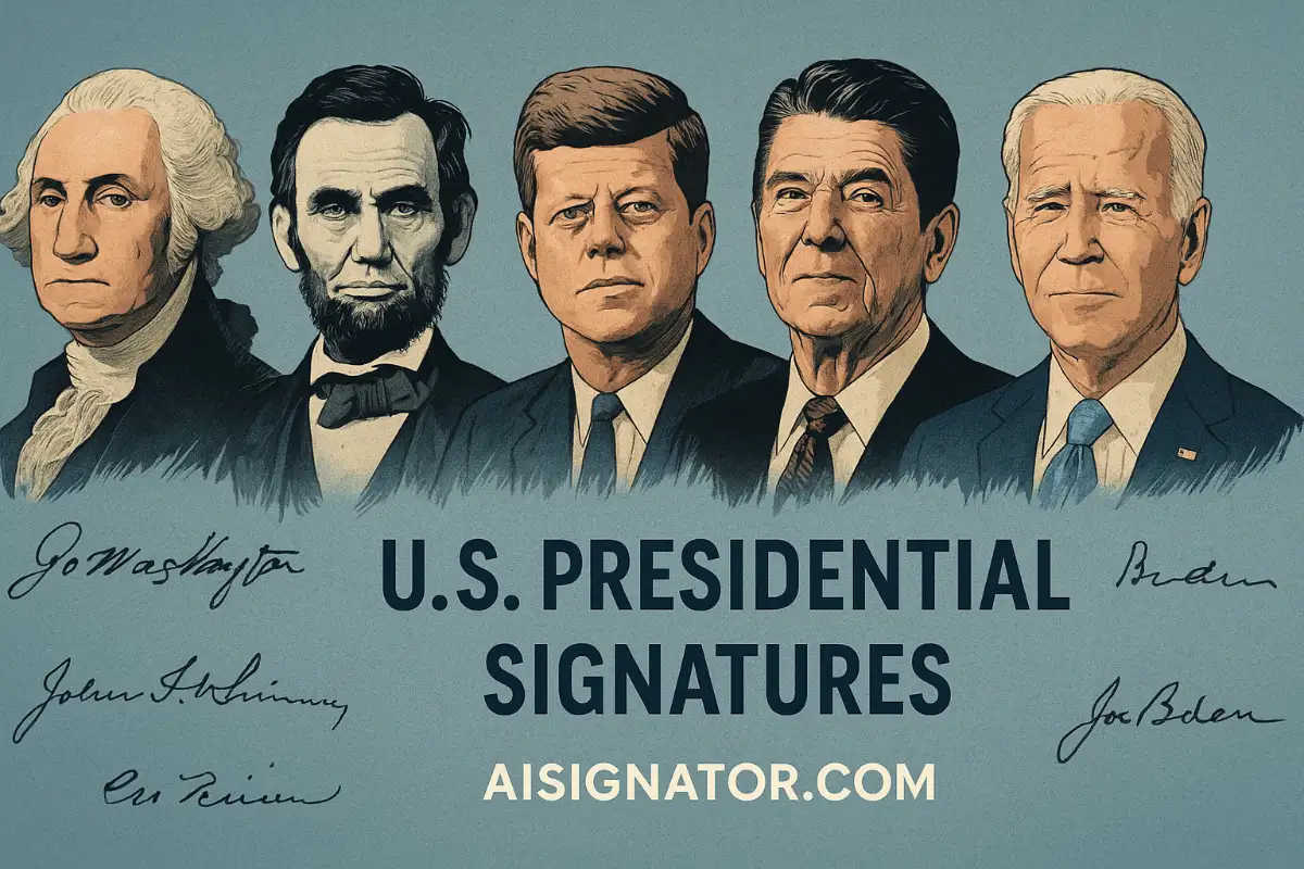 U.S Presidential Signatures