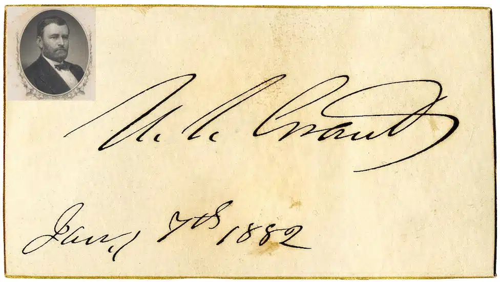 Ulysses S. Grant signature