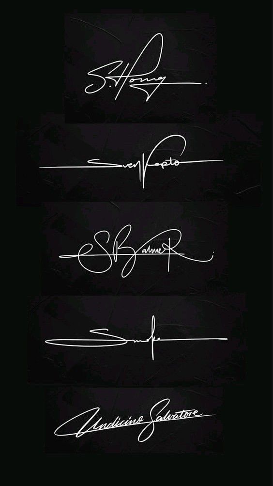 Unique doctors signature