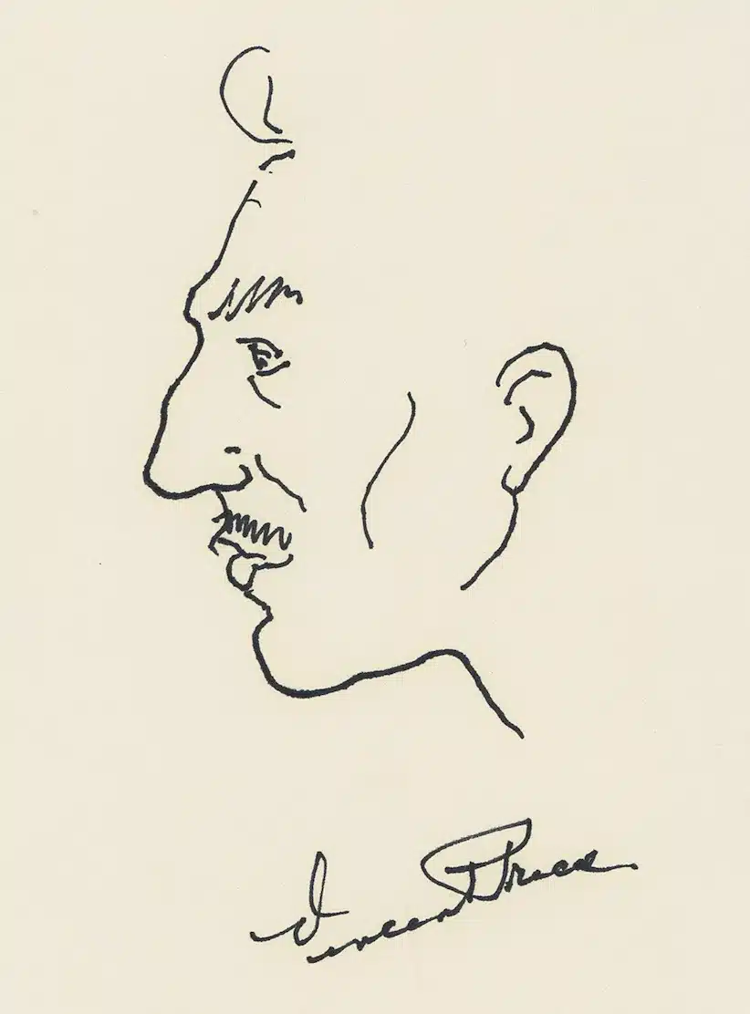 Vincent Price signature