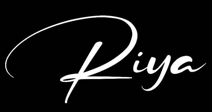 Cutest signature for Riya name