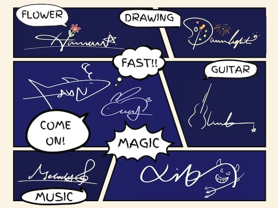 Cutest signature ideas