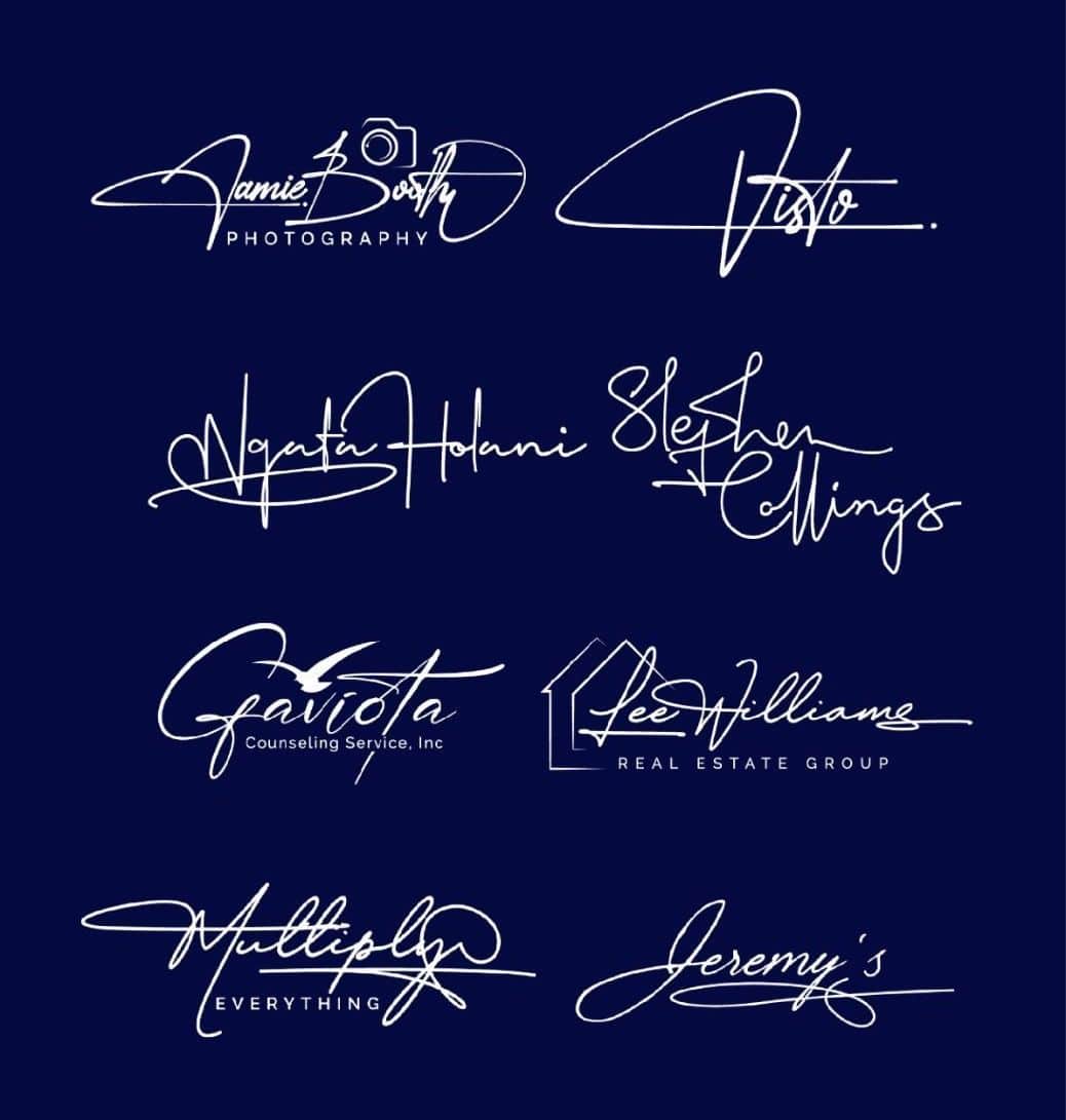 Handwritten autograph ideas
